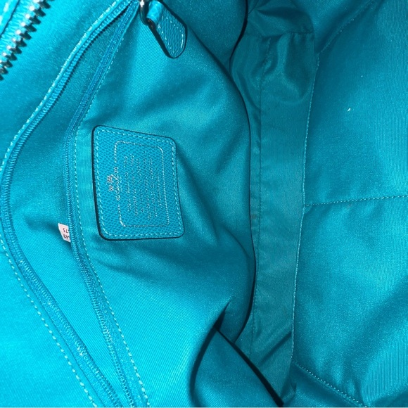 Coach Turquoise leather purse J1647-F36875 - Picture 10 of 16